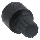 Douilles à embouts cannelés triples carrés Stubby Impact M4 – M12 MT14 – MT18, lot de 9 pièces