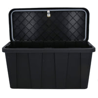 Trailer Truck Plastic Lockable Tool Box Chest Locker Storage 21.5” x 12” x 10”