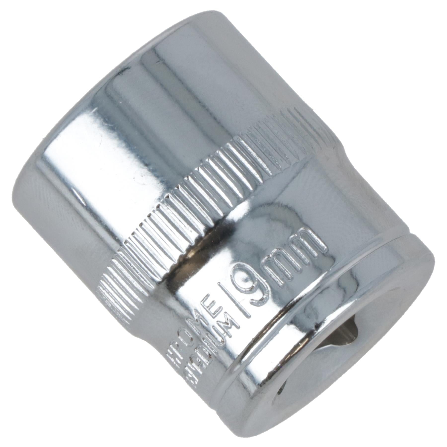 19mm 3/8" Drive Shallow Metric Socket Single Hex / 6 sided Bergen
