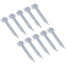 Garden Single Sleeper Straight Support Spike Stake Galvanised 440mm