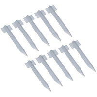 Garden Single Sleeper Straight Support Spike Stake Galvanised 440mm