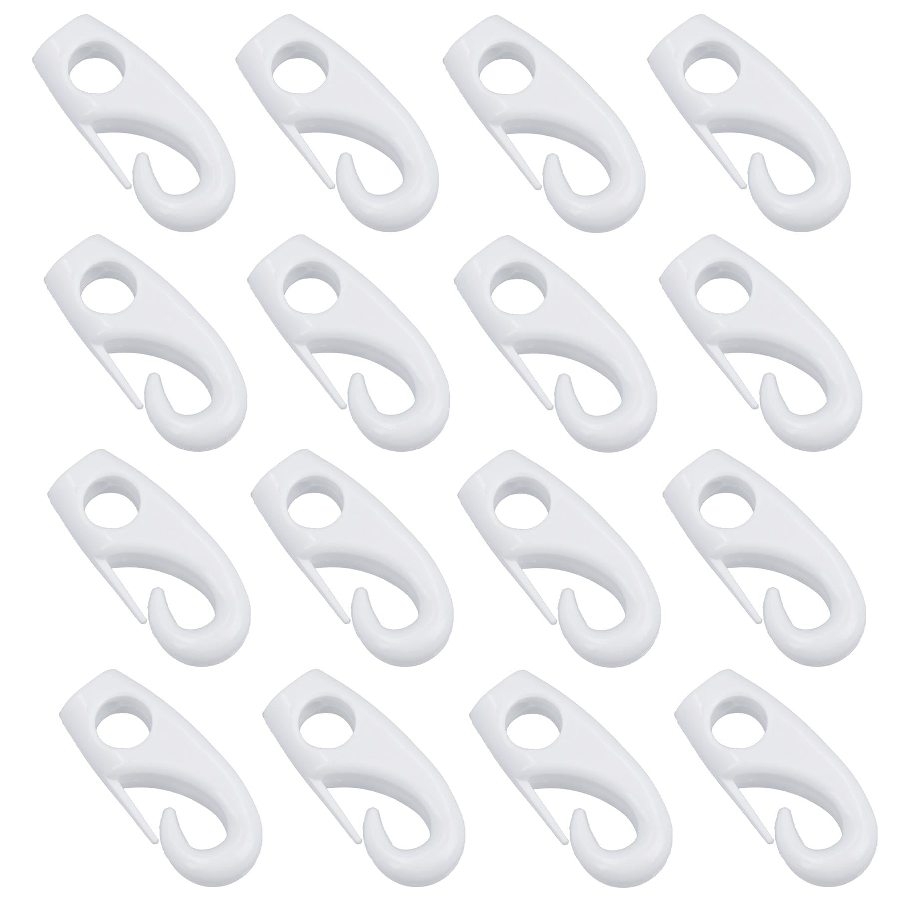 Crochet de 8 mm pour corde élastique élastique en nylon noir antirouille