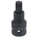 Douille mâle courte à impact Torx / étoile T55 x 53 mm 1/2" par Bergen