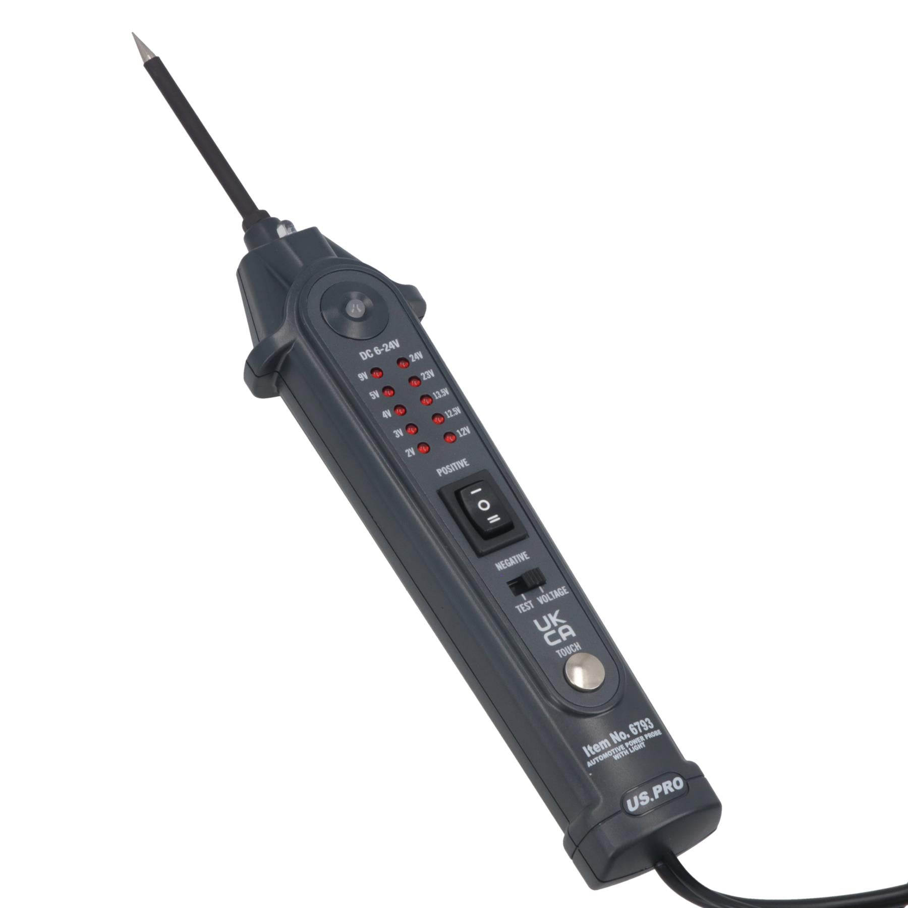 Automotive Power Probe with Light Continuity Polarity Circuit Tester 6 - 24 Volts