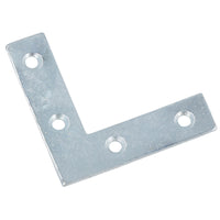 Corner Mending Plates Flat L Shape Fixing Brackets 50mm x 50mm x 10mm