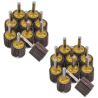 25mm 120 Grit Abrasive Flap Wheel Discs Sanding Rust Removal 6mm Shank