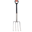 Stainless Steel Garden Digging Fork Planting Landscaping Gardening Lawn