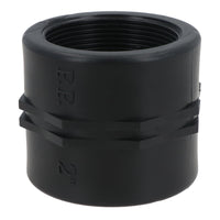 Polypropylene PP Female Threaded Pipe Fitting Sockets 2in – 2in BSP