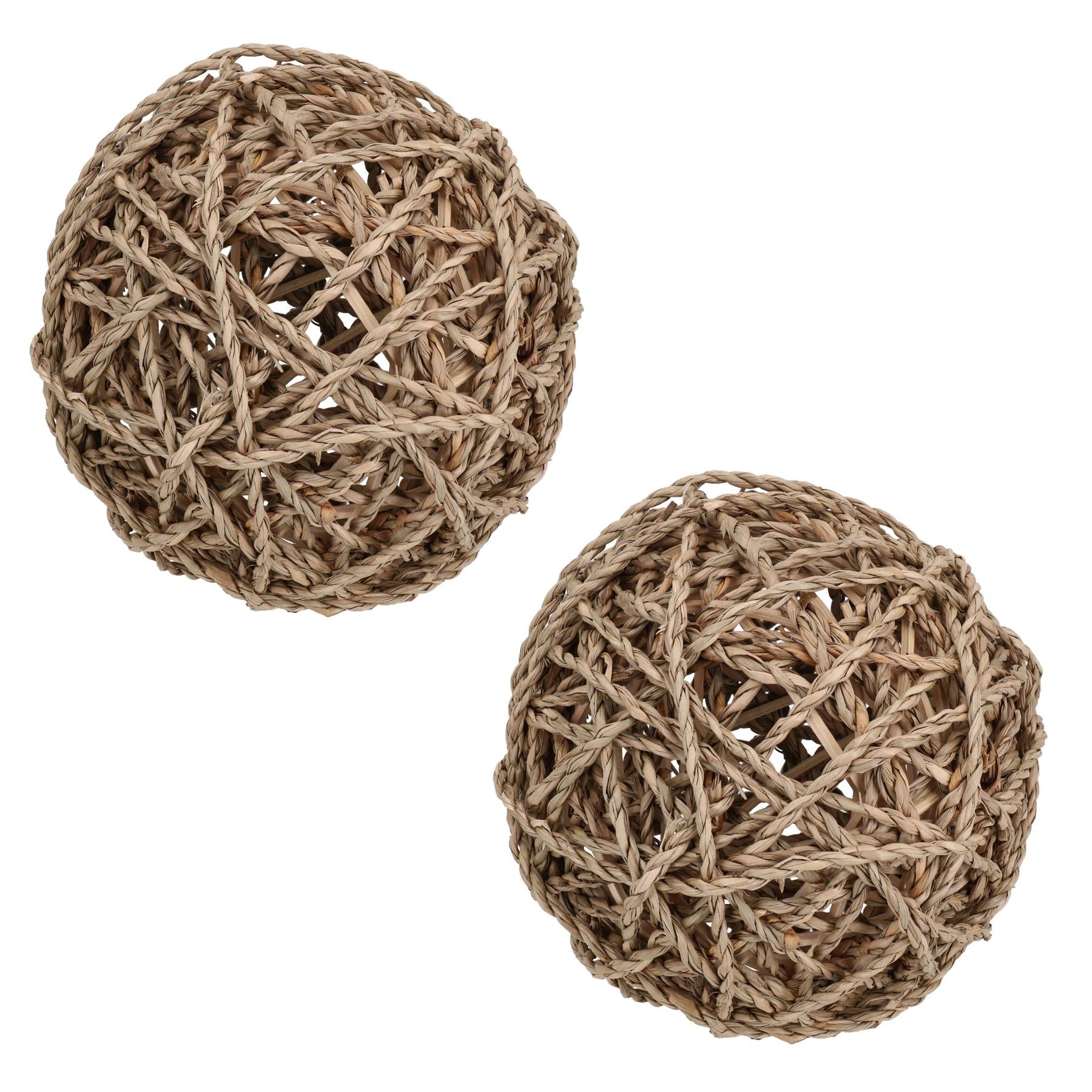 2PK Large Small Animal Rabbit Guinea Pig Sea Grass Fun Ball  Activity Toy Gift