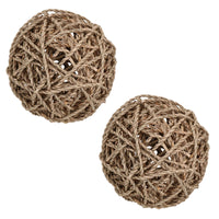 2PK Large Small Animal Rabbit Guinea Pig Sea Grass Fun Ball  Activity Toy Gift