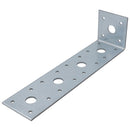 Heavy Duty Angle Bracket Fastening Plate Galvanised Steel 200 x 50 x 50mm