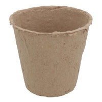 Biodegradable Fibre Plant Pots For Seeds Seedlings Cuttings Round 8 x 8cm