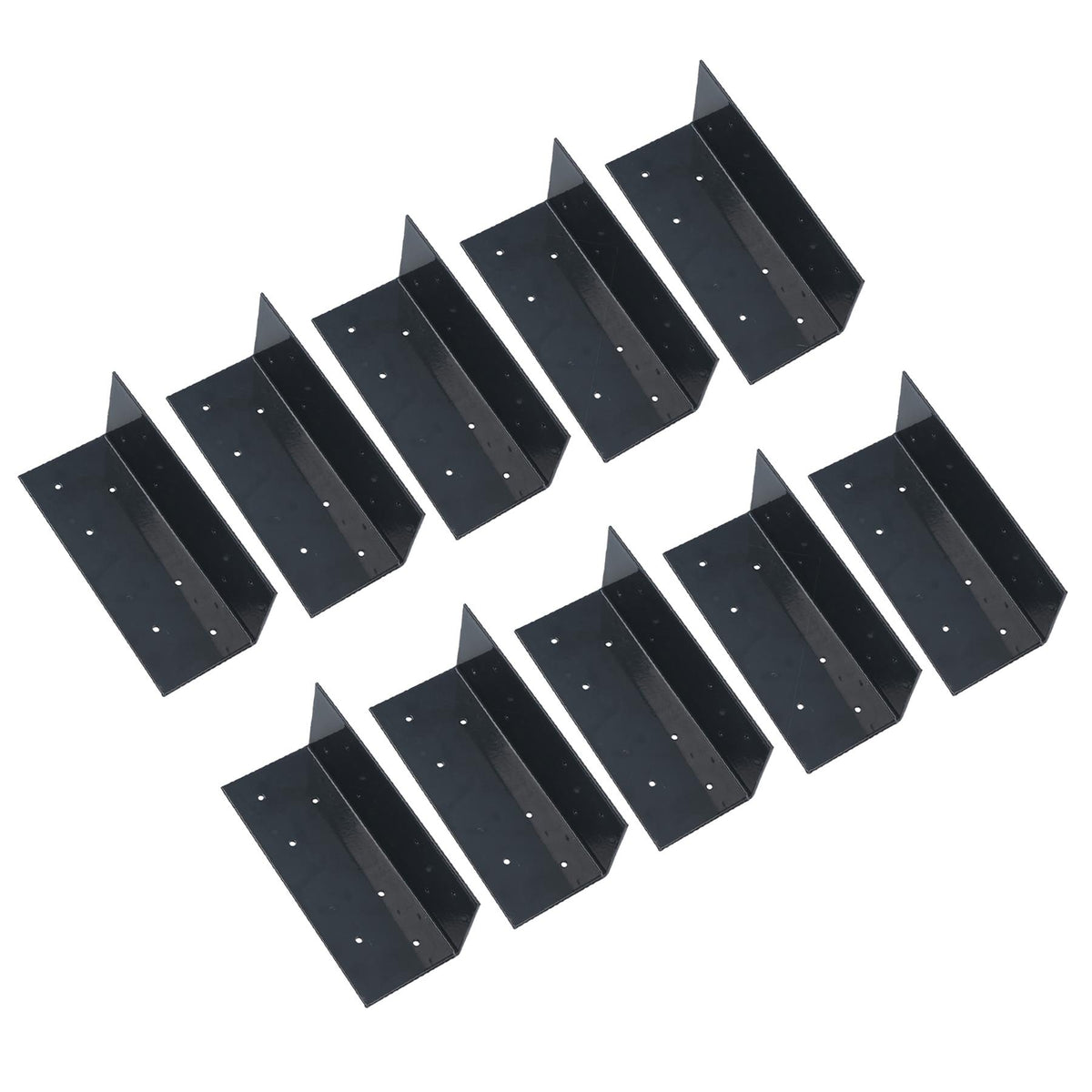 Fence Post Extender Angle Bracket Grey 70 x 70 x 180mm Holder Support