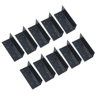 Fence Post Extender Angle Bracket Grey 70 x 70 x 180mm Holder Support