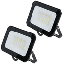 30 Watt LED Mini Floodlight Garden Lighting 2400 Lumens IP65 + Bracket