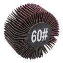 60mm 60 Grit Abrasive Flap Wheel Discs Sanding Rust Removal 6mm Shank