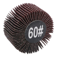 60mm 60 Grit Abrasive Flap Wheel Discs Sanding Rust Removal 6mm Shank