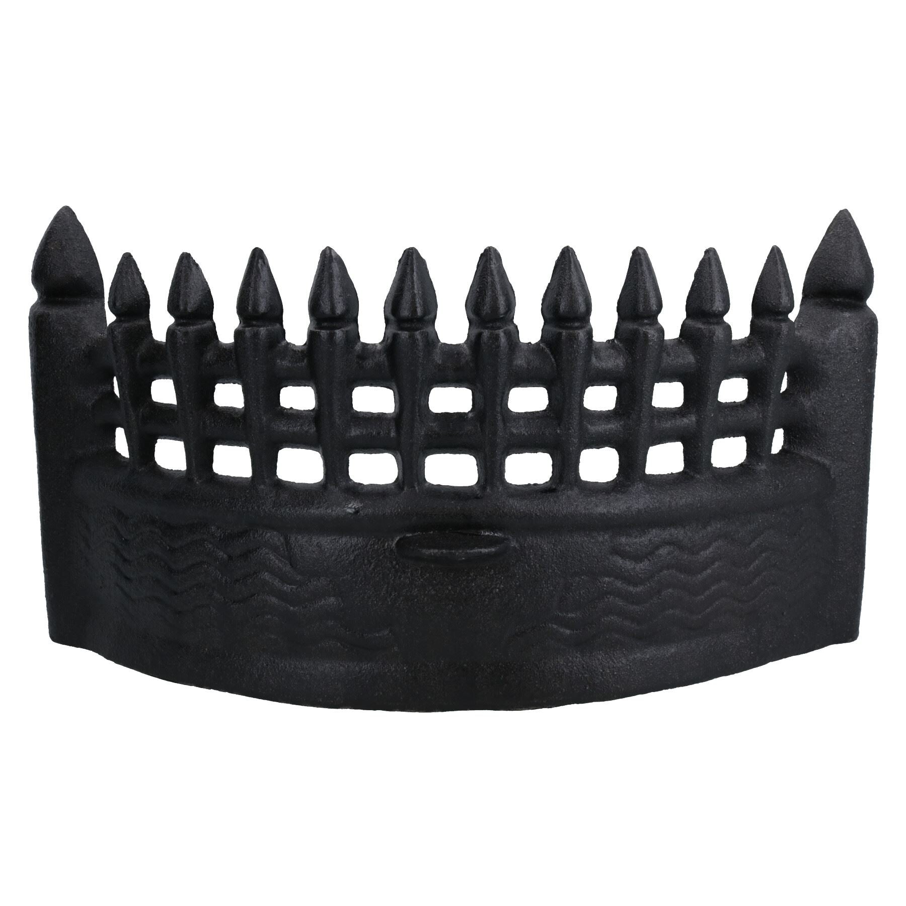 16" Fire Grate Front Fireplace Cast Iron Log Coal Saver Open Basket Castle Metal