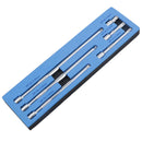 3/8" Drive Wobble Swivel Socket Extension Bar Set 38mm - 300mm 6pc