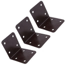 Garden Internal Sleeper Corner Support Bracket 90 Degree 85mm Steel