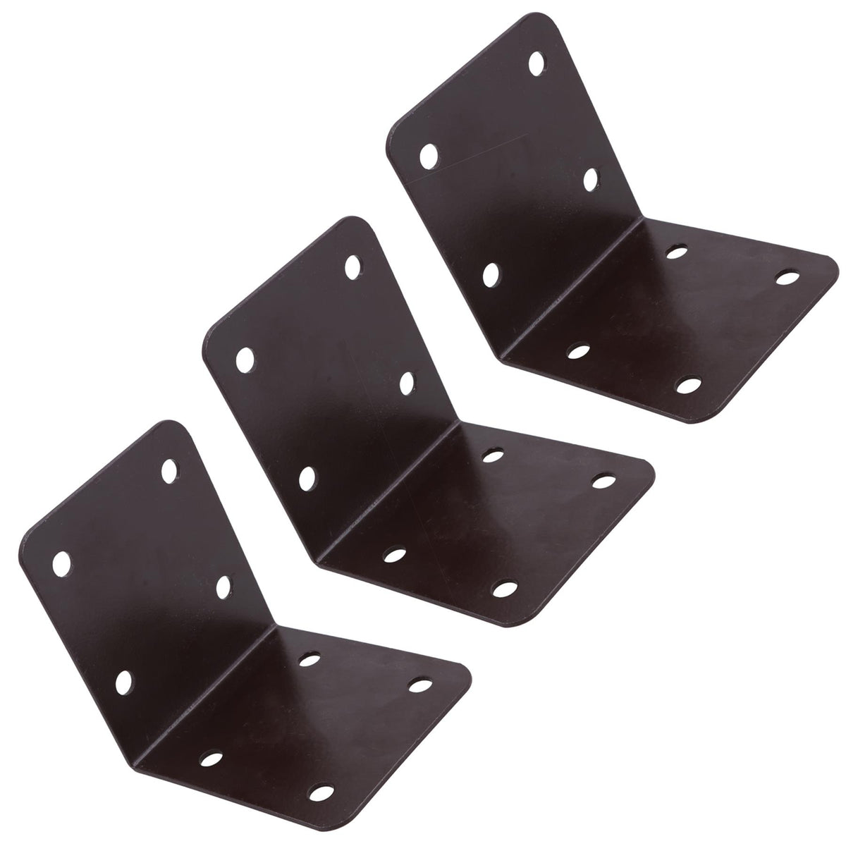 Garden Internal Sleeper Corner Support Bracket 90 Degree 85mm Steel