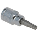 T30 Male Torx Bit Star Socket 3/8" Drive Standard Internal Chrome Vanadium Steel