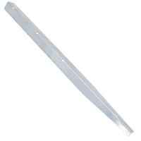 Galvanised Log Roll Pin 450mm Wooden Border Edging Garden Lawn Yard
