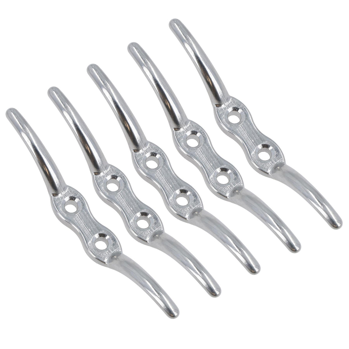 Seilklampe 4-1/2" Edelstahl Marine Grade 5 PACK 316 Bootswäscheleine DK78