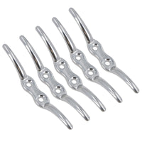 Seilklampe 4-1/2" Edelstahl Marine Grade 5 PACK 316 Bootswäscheleine DK78