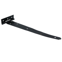 Heavy Duty T Tee Hinge For Sheds Gates Black Powder Coated Finish 4 – 18 Inch