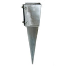 Fence Post Holder Support Drive In Spike Galvanised 100 x 100 x 750mm