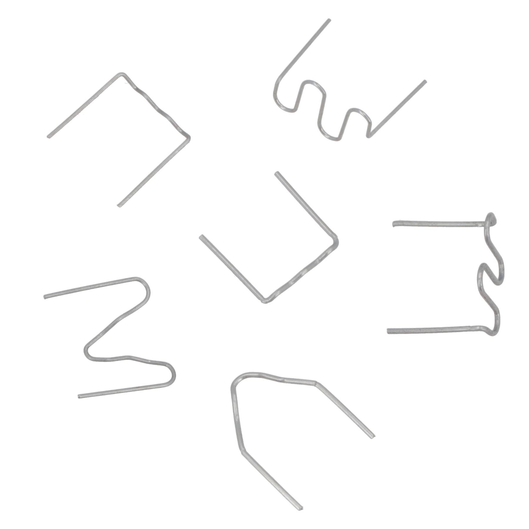 Verschiedene Heftklammern für Heißhefter aus Kunststoff, Reparaturschweißgeräte, Standard, vorgeschnitten, 300 Stück