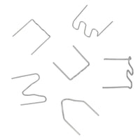 Agrafes assorties pour soudeuses de réparation d'agrafeuses en plastique à chaud, standard prédécoupées, 300 pièces