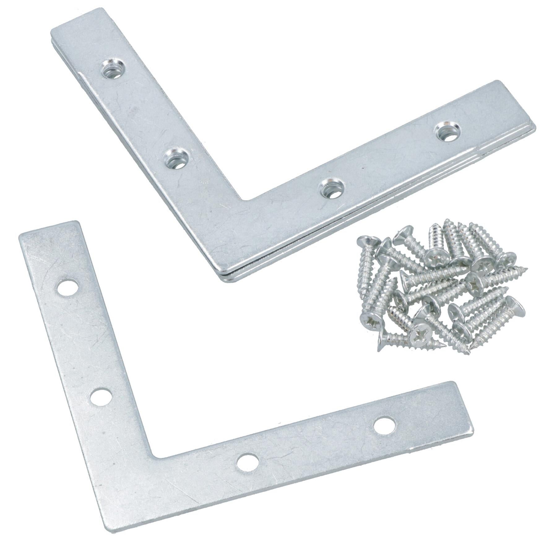 75mm (3in.) Corner Mending Plate Angle Bracket L Shape Reinforcing Repairing