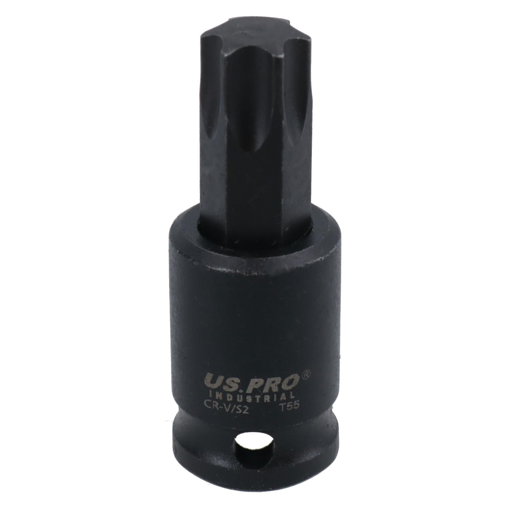 Torx Star Impact flache, kurze Bit-Steckschlüssel T10–T60, einzeln, 3/8 Zoll Dr.