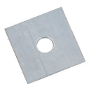 Square Plate Washer M12 50mm x 50mm Galvanised Timber Wood Fastener