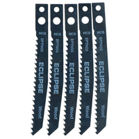 Eclipse Jigsaw Blades for Cutting Soft Wood, Plywood + Plastics 3 – 50mm