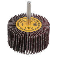 60mm 80 Grit Abrasive Flap Wheel Discs Sanding Rust Removal 6mm Shank