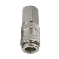 EURO Air Hose Connector Fitting Quick Release Pack Threaded & Hose Tail Barb