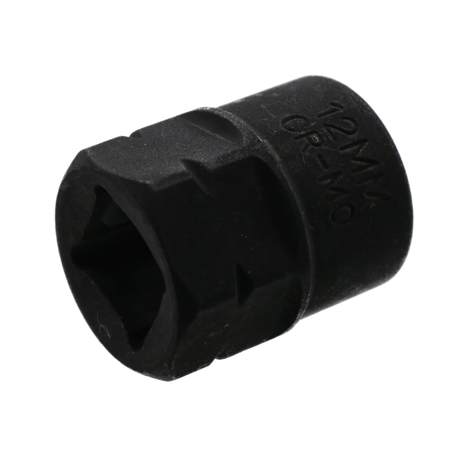 12mm Metric Stubby 3/8" Drive Shallow Impact Socket Hex Shank 25mm Depth