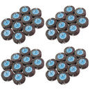 80 Grit 80mm Flap Wheel Disc Abrasive Sanding Pads For Drills Grinders 6mm Shank