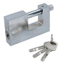 90mm Heavy Duty Beam Padlock Lock For Containers Shutter Doors Warehouses