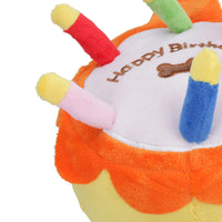 Jouet en peluche super doux et couineur pour gâteau d'anniversaire, grand format, pour chien et chiot, cadeau d'anniversaire