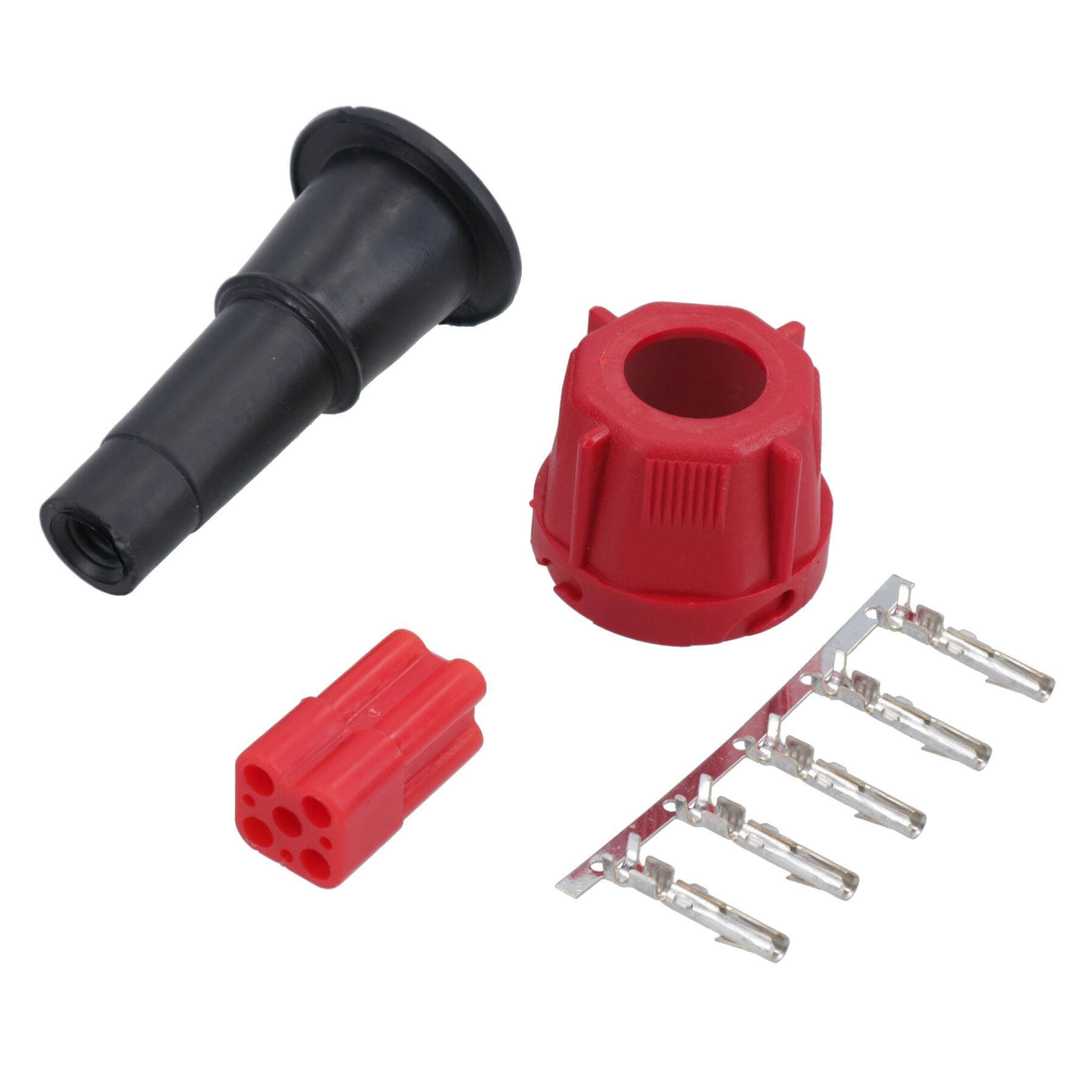 Trailer Light Red Radex 5 Pin Plug Kit Connector Replacement End Loom Repair