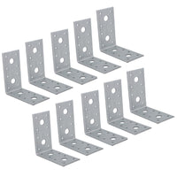 Timber Joist Angle Bracket Fastening Plate Galvanised Steel 100 x 100 x 50mm