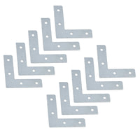 63.5mm (2.5in.) Corner Mending Plate Angle Bracket L Shape Reinforcing Repairing