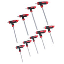 9-teiliger Torx-Stern-Sicherheitsschlüsselsatz mit T-Griff, manipulationssicher, T10 – T50, hohes Drehmoment