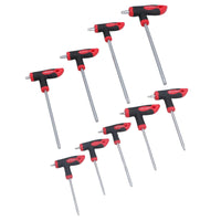 9-teiliger Torx-Stern-Sicherheitsschlüsselsatz mit T-Griff, manipulationssicher, T10 – T50, hohes Drehmoment