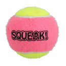 Lot de 3 balles de tennis couinantes de taille moyenne pour chiot, Chuck Fetch Play Time - 6,5 cm