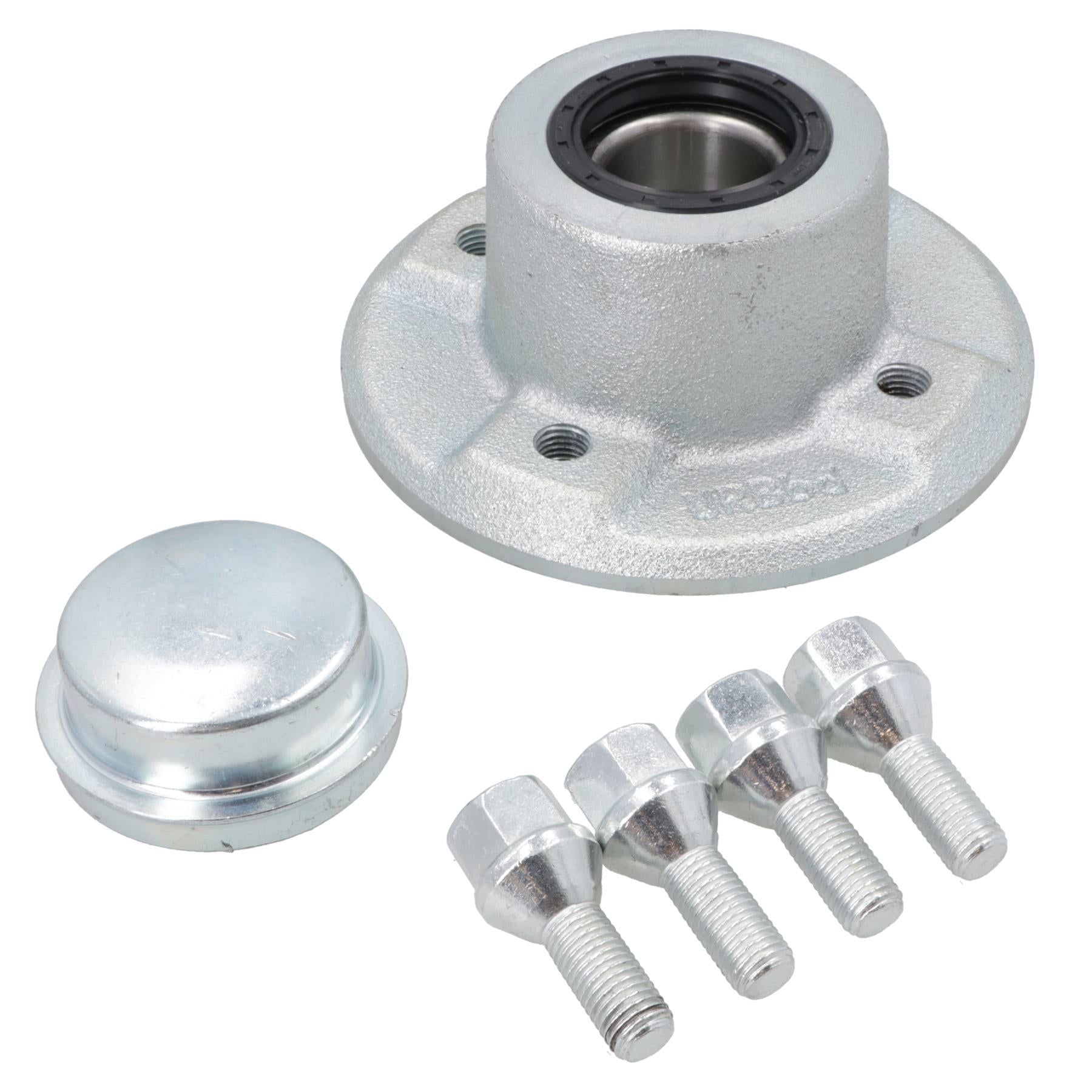 100mm PCD Anhänger Guss Radnabe mit abgedichteten Lagern für Ifor Williams P6 P7